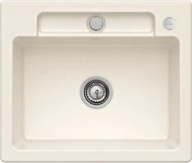Villeroy & Boch Siluet 60 S flat flächenbündig Becken mittig mit Ablauffernbedienung crema