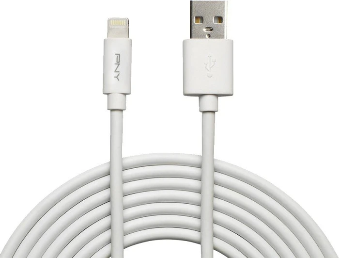 PNY USB/Lightning-Kabel 3.0m weiß