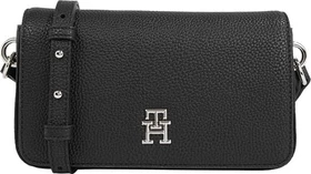 Tommy Hilfiger Emblem mit Klappe Umhängetasche schwarz