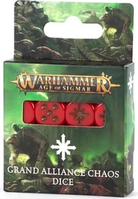 Games Workshop Warhammer Age of Sigmar - Würfelset: Grand Alliance Chaos