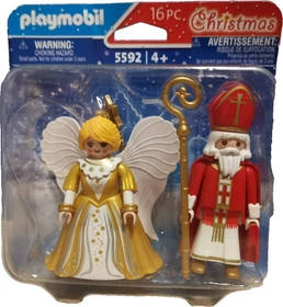 playmobil Weihnachten St. Nikolaus und Weihnachtsengel