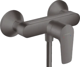 Hansgrohe Talis E Einhebel-Brausemischer Aufputz brushed black chrome