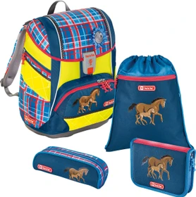 Step by Step 2in1 DIN Horse Family Schultaschen-Set, 4-tlg.