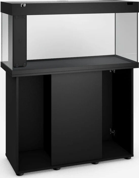 Juwel Rio 180 LED Aquarium-Set mit Unterschrank, schwarz/schwarz, 180l