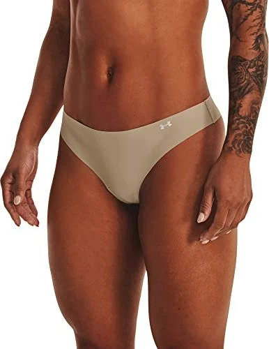 Under Armour Pure Stretch 3er-Pack String beige/weiß (Damen)