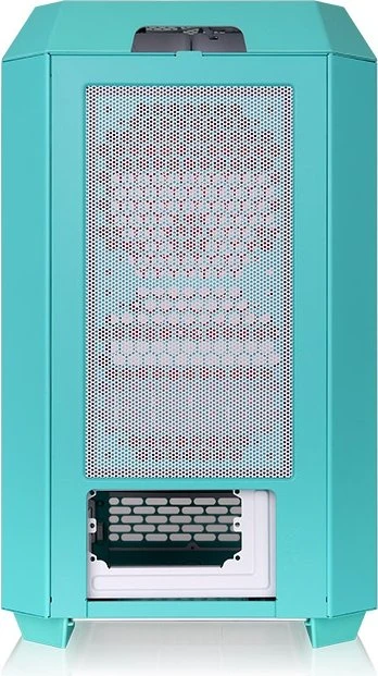 Thermaltake The Tower 250 Mint Strawberry, türkis, Glasfenster, Mini-ITX
