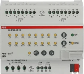 ABB DLR/S8.16.1M DALI-Lichtregler 8-fach, 6TE REG, Schaltaktor (2CDG110101R0011)