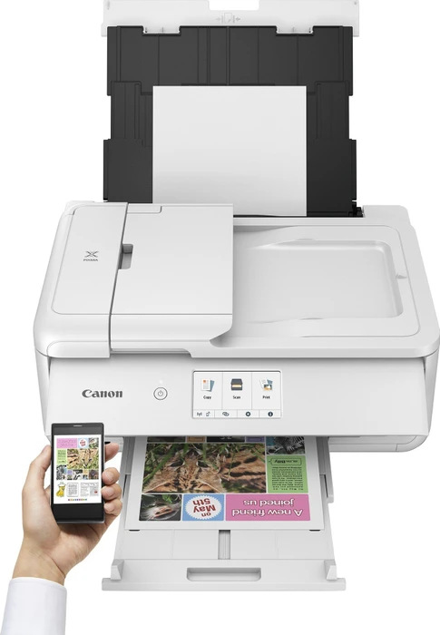 Canon PIXMA TS9551C weiß, Tinte, mehrfarbig