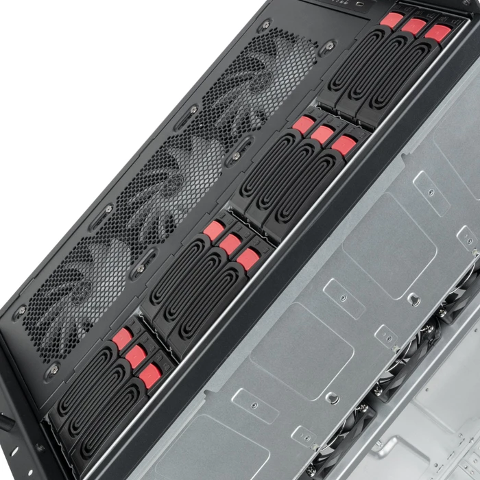 SilverStone RM61-312, schwarz, 6HE, ATX