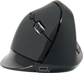 Conceptronic LORCAN03B ERGO Vertikale 6-Tasten Bluetooth Maus schwarz, Bluetooth (120840607101)
