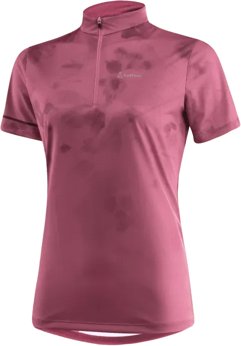 Löffler Leaf Half-Zip Trikot kurzarm malaga (Damen)