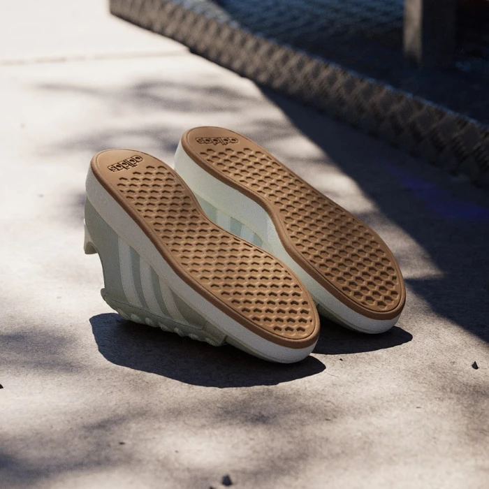 adidas Grand Court Base 00s linen green/core white/gum