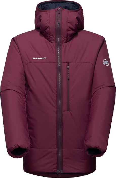 Mammut Rime Pro Belay IN Hooded Funktionsjacke vin/black (Herren)