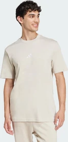 adidas Essentials Small Logo Single Jersey T-Shirt kurzarm beige/weiß (Herren)