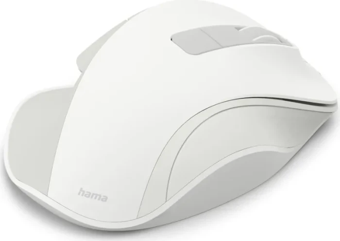 Hama MW-500 Ergonomic Silent Wireless weiß, USB