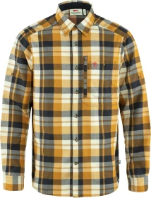 Fjällräven Fjällglim Hemd langarm buckwheat brown/dark navy (Herren)