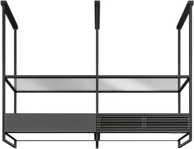 Elica Open Suite Superior BL/F/160 Insel-Dunstabzugshaube