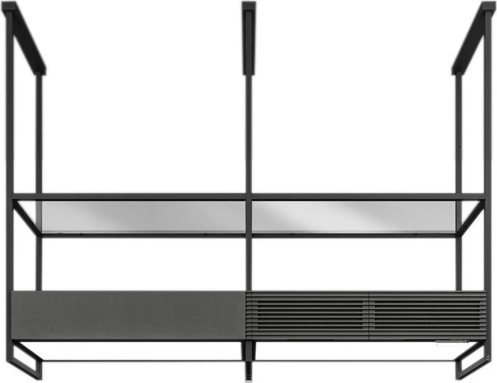 Elica Open Suite Superior BL/F/160 Insel-Dunstabzugshaube