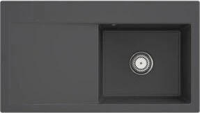 Villeroy & Boch Subway Style 50 Einbau Becken rechts graphite