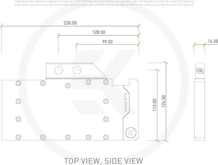 EK Water Blocks Quantum Line EK-Quantum Vector RE RTX 3080/3090 D-RGB, Full Nickel