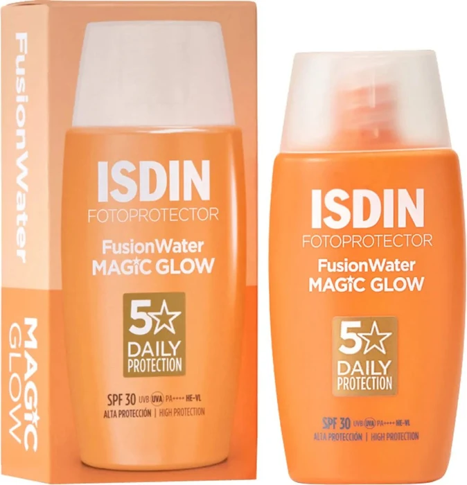 Isdin Fotoprotector Fusion Water Magic Glow Sonnencreme LSF30, 50ml