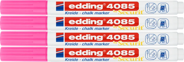 edding 4085 Kreidemarker neon sortiert, 4er-Set