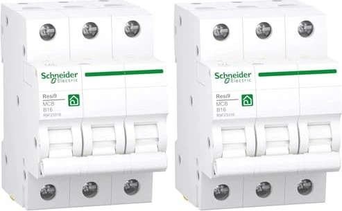 Schneider Electric Leitungsschutzschalter Resi9 3P 16A B 6kA