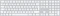 Apple Magic Keyboard mit Touch ID und Ziffernblock für Mac mit Apple Chip (USB-C), weiß/silber, USB/Bluetooth, CZ Vorschaubild