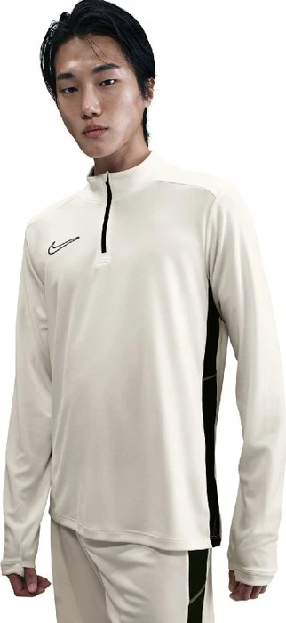 Nike Academy Dri-FIT Football 1/4-Zip Funktionsshirt langarm sail/black/university red (Herren)