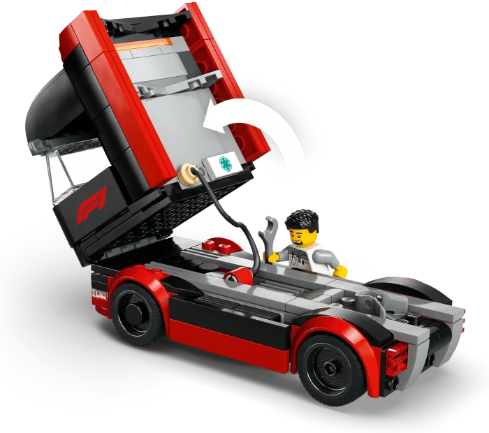LEGO City - F1 Truck with RB20 & AMR24 F1 Cars