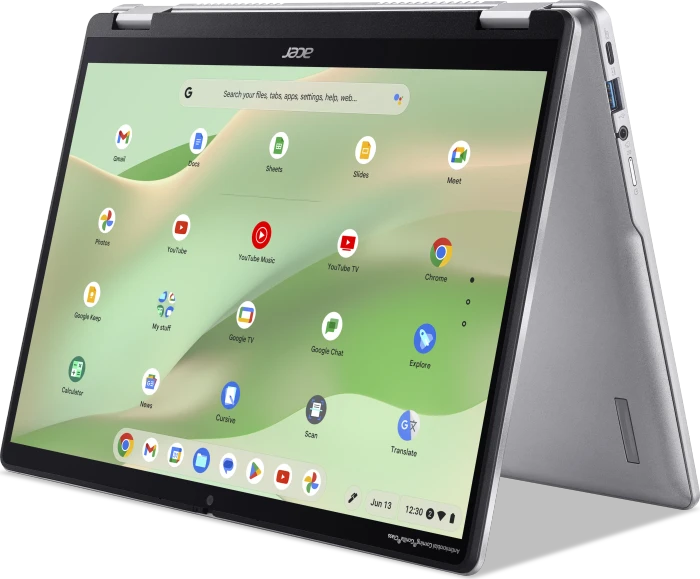 Acer Chromebook Spin 314 CP314-2HN-C0TP, Sparkly Silver, N100, 8GB RAM, 64GB Flash, DE