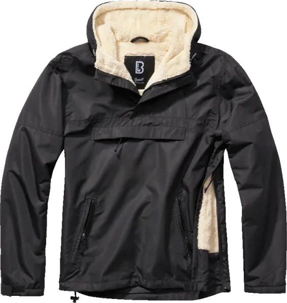 Brandit Windbreaker Sherpa Anorak schwarz (Herren)