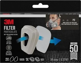 3M 5935 Ersatzfilter,     2 Stück