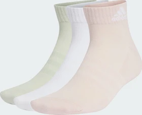 adidas Cushioned Ankle Socken white/sandy pink/linen green, 3 Paare