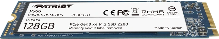 Patriot P300 128GB, M.2 2280 / M-Key / PCIe 3.0 x4