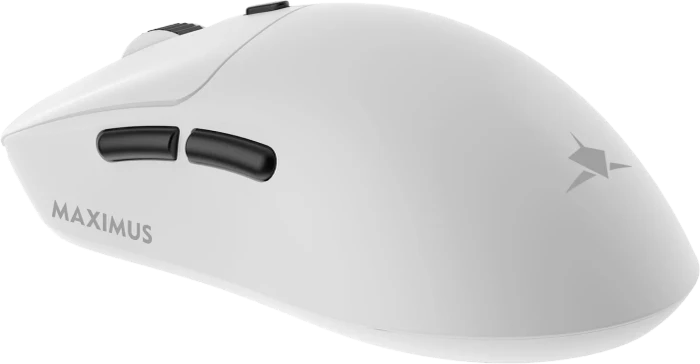 White Shark Maximus White Wireless Gaming Mouse, weiß, USB/Bluetooth