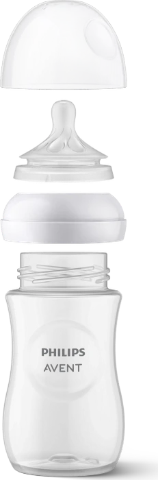 Philips Avent SCY903/63 Natural Response Trinkflasche, 260ml, 3 Stück