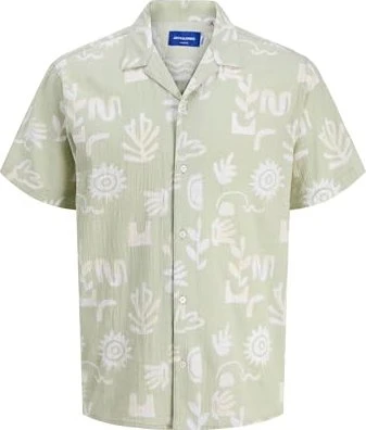 Jack & Jones Relaxed Fit Hemd kurzarm celadon mint (Herren)
