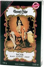 Henné Color Henna Powder Haarfarbe Black, 100g