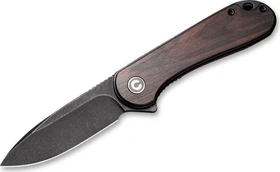 Civivi Elementum Flipper Taschenmesser black ebony wood/black stonewashed