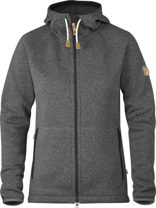 Fjällräven Övik Fleece Hoodie Funktionsjacke dark grey (Damen)