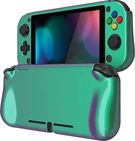 PlayVital Zeal Protect Hartschalen-Schutzhülle Cover chameleon green purple (Switch)