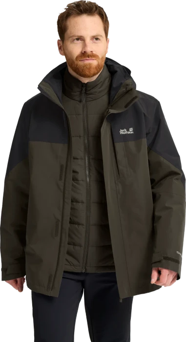 Jack Wolfskin Romberg 2 3in1 Funktionsjacke obsidian moss (Herren)