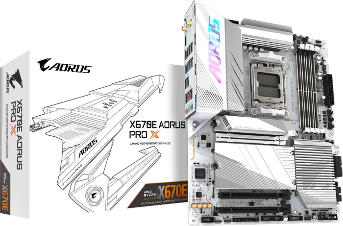 GIGABYTE X670E AORUS Pro X (Rev. 1.0) (AMD AM5)