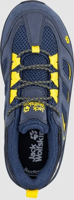 Jack Wolfskin Vojo Texapore Low blau/gelb (Junior)