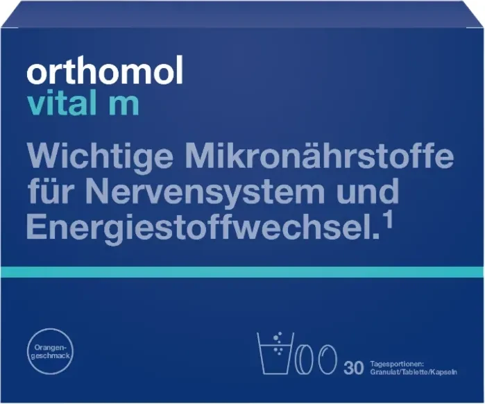 Orthomol vital m Orange Granulat + Tabletten + Kapseln, 30 Stück