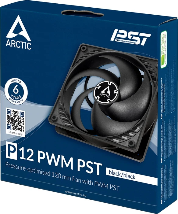 ARCTIC P12 PWM PST schwarz, 120mm