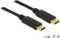 DeLOCK USB 2.0 Kabel, 2x USB-C Stecker, schwarz, 2m Vorschaubild