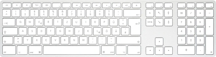 Matias USB-C Keyboard for Mac, Silver, USB, DE