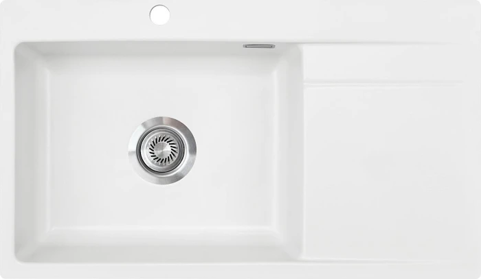 systemceram Stema 86 SL F Einbau Becken links polar